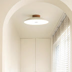 Dimmable Plastic Dome Semi Flush Ceiling Light for Home