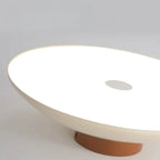 Dimmable Plastic Dome Semi Flush Ceiling Light for Home