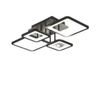 Square LED Semi Flush Ceiling Light Fixture for Living Room