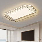Modern 3-Light Acrylic Flush Ceiling Light for Residential Use