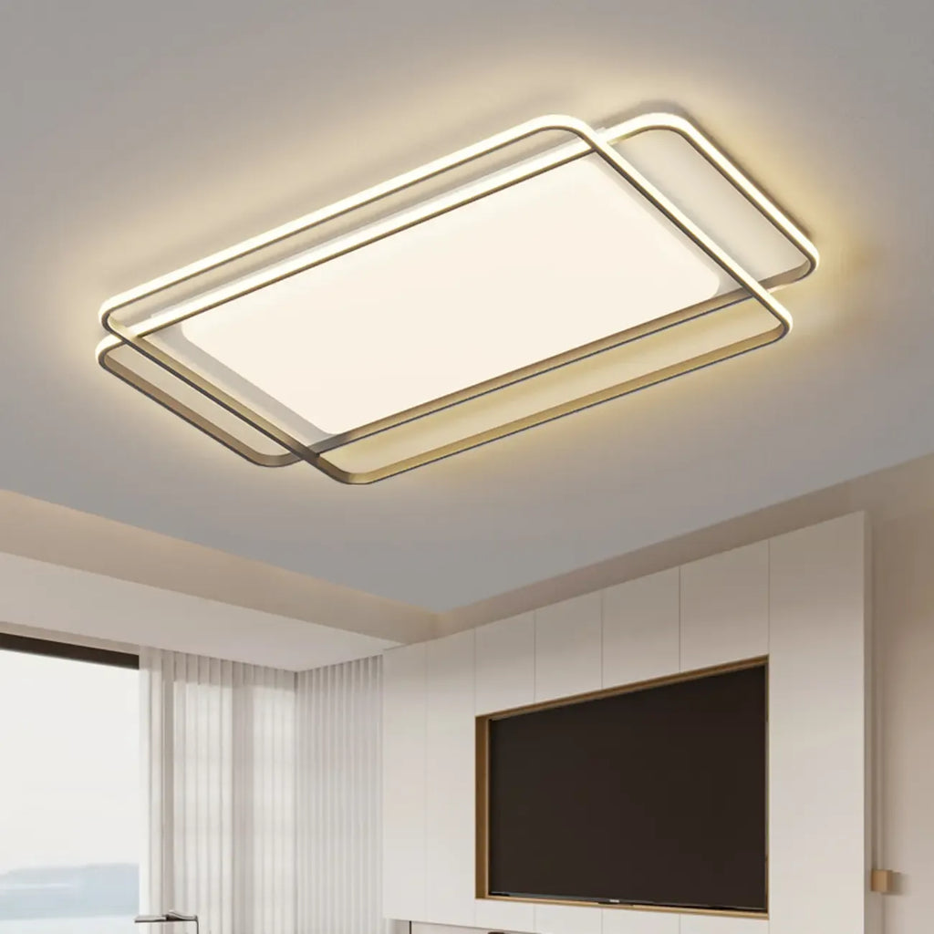 Modern 3-Light Acrylic Flush Ceiling Light for Residential Use