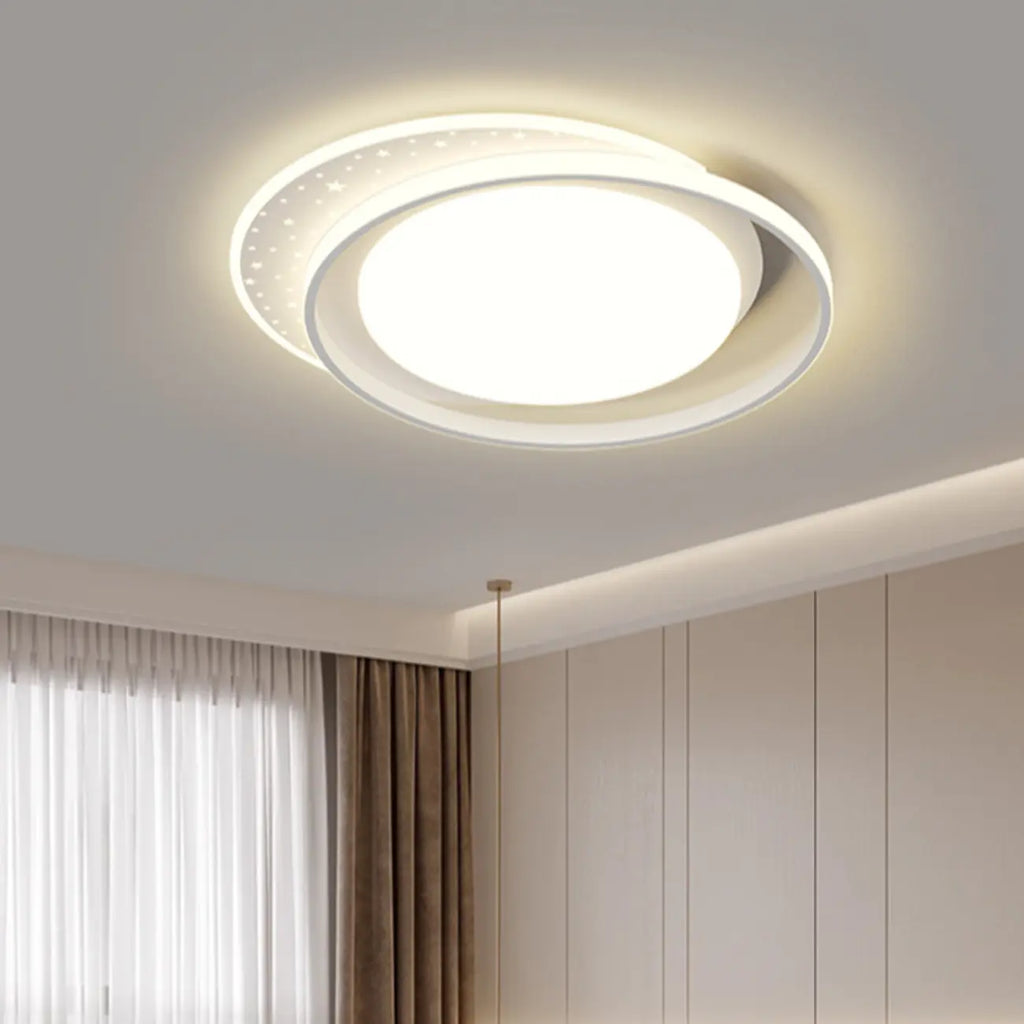 Modern 3-Light Acrylic Flush Ceiling Light for Residential Use