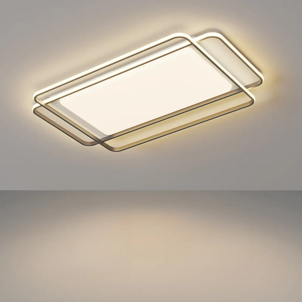 Modern 3-Light Acrylic Flush Ceiling Light for Residential Use