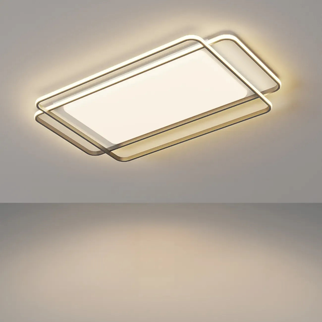 Modern 3-Light Acrylic Flush Ceiling Light for Residential Use