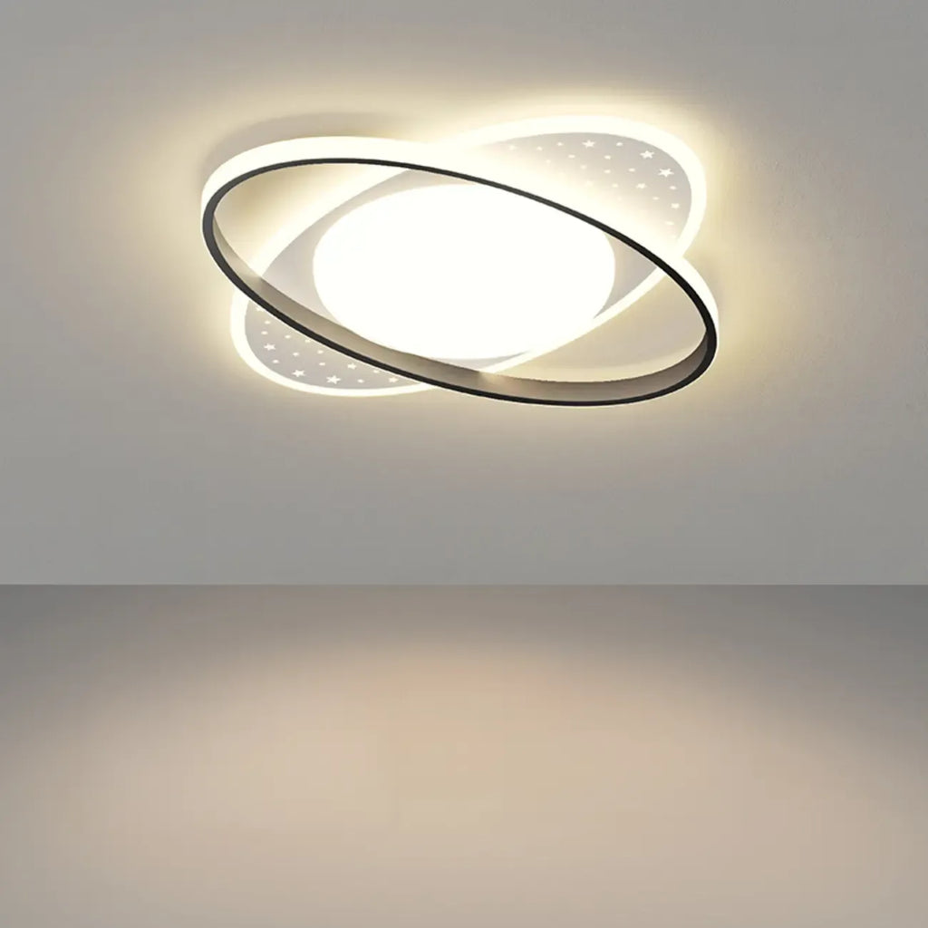 Modern 3-Light Acrylic Flush Ceiling Light for Residential Use