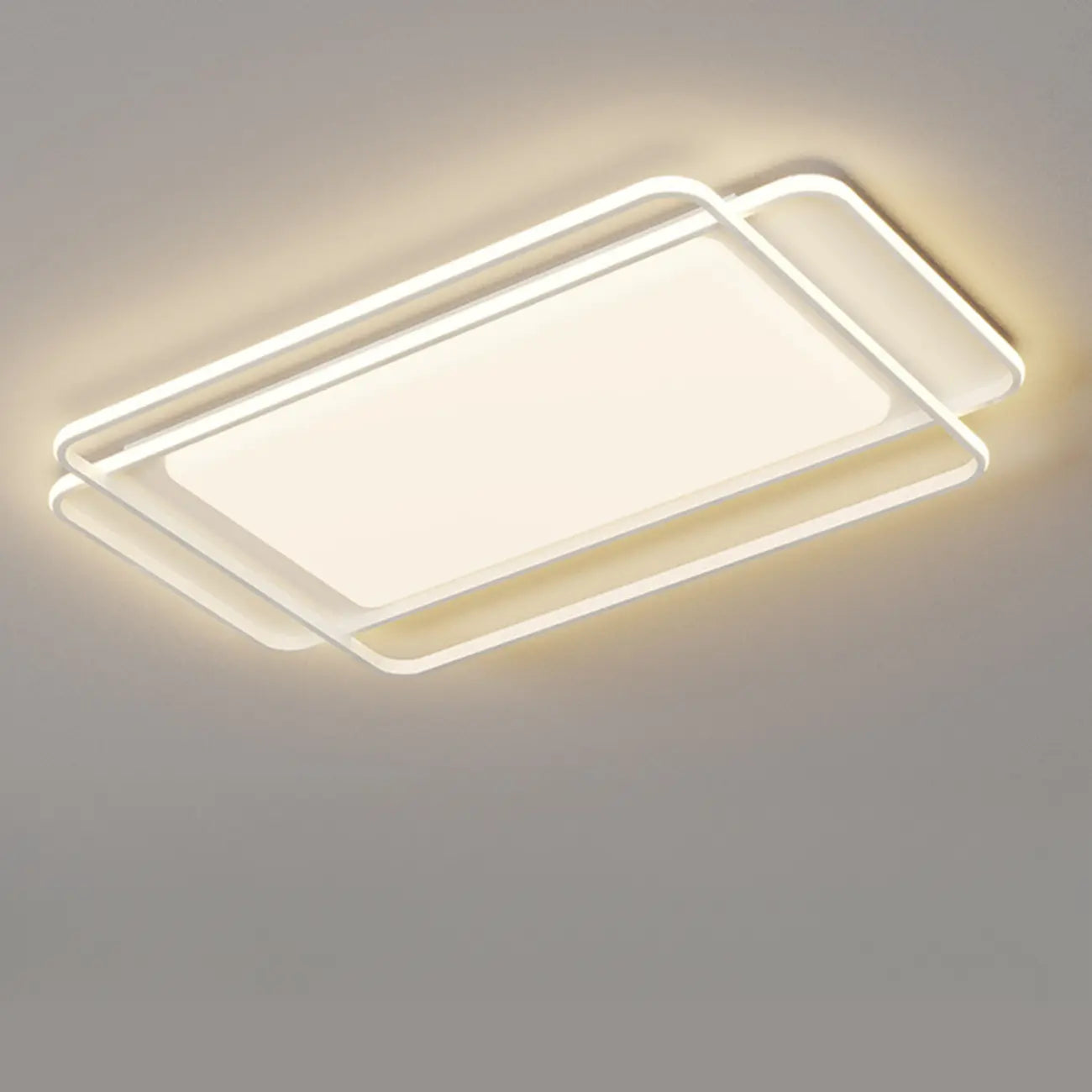 Modern 3-Light Acrylic Flush Ceiling Light for Residential Use