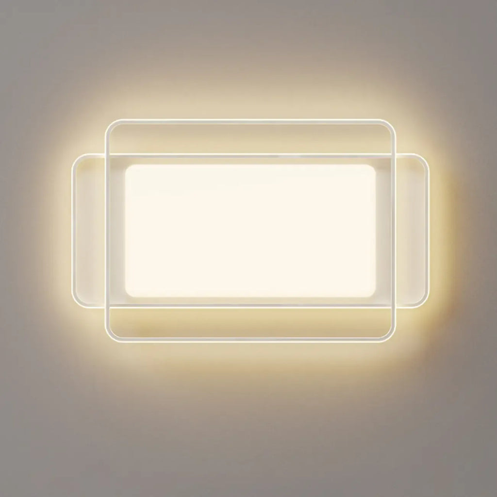 Modern 3-Light Acrylic Flush Ceiling Light for Residential Use