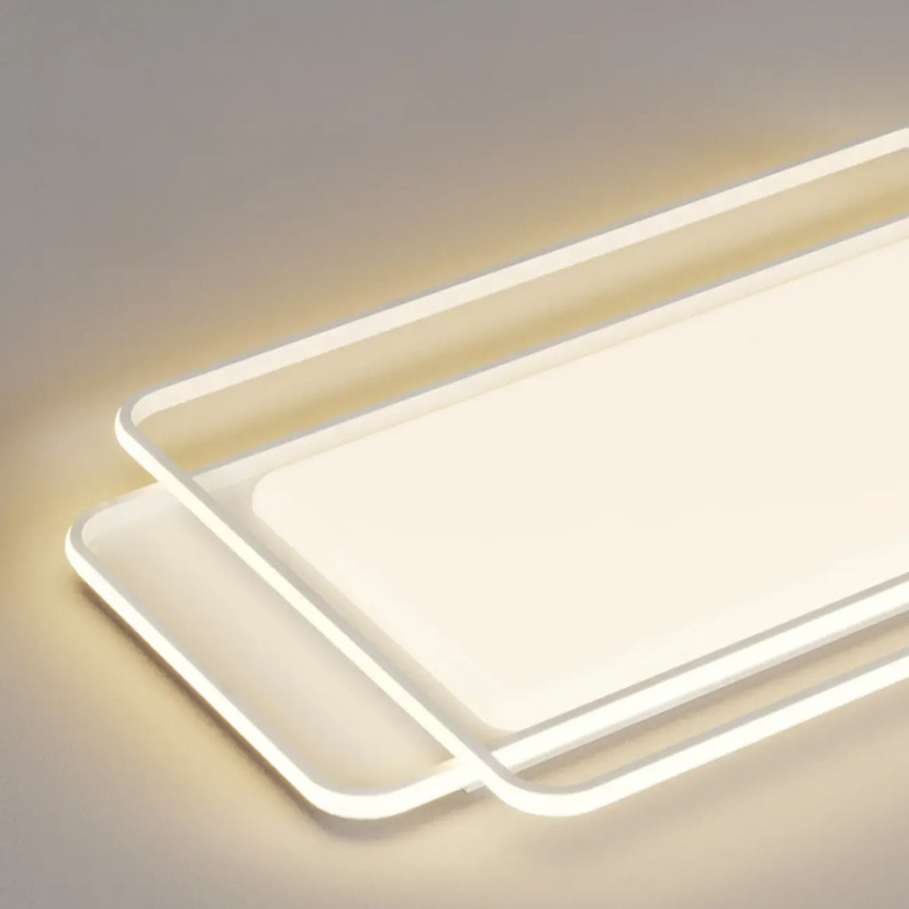 Modern 3-Light Acrylic Flush Ceiling Light for Residential Use