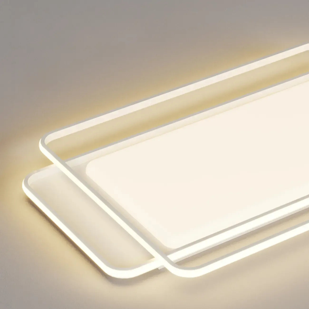 Modern 3-Light Acrylic Flush Ceiling Light for Residential Use