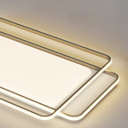 Modern 3-Light Acrylic Flush Ceiling Light for Residential Use