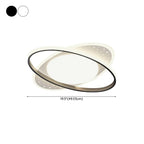 Modern 3-Light Acrylic Flush Ceiling Light for Residential Use