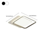 Modern 3-Light Acrylic Flush Ceiling Light for Residential Use