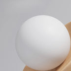 Simple Wooden Semi Flush Ceiling Light for Indoor Use