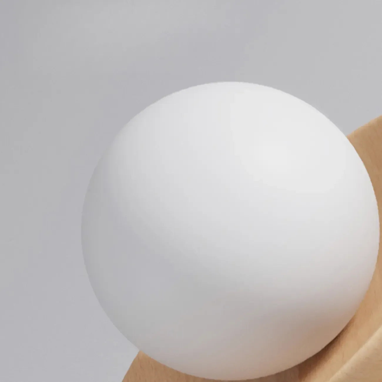 Simple Wooden Semi Flush Ceiling Light for Indoor Use