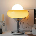 Simple Orange Globe Glass Table Lamp for Residential