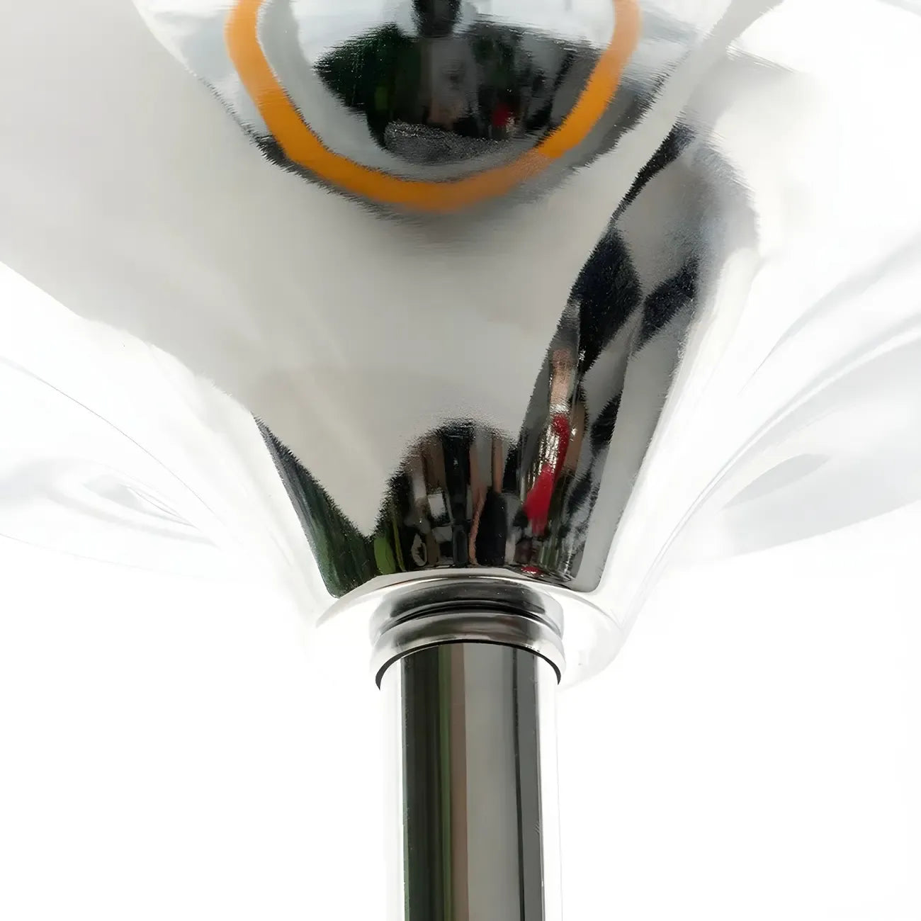 Simple Orange Globe Glass Table Lamp for Residential