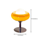 Simple Orange Globe Glass Table Lamp for Residential
