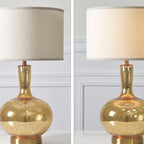 Contemporary Geometric Metal Table Lamp for Living Room