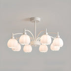 Modern 6-Light Floral Shape Chandelier for Living Room