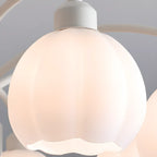 Modern 6-Light Floral Shape Chandelier for Living Room