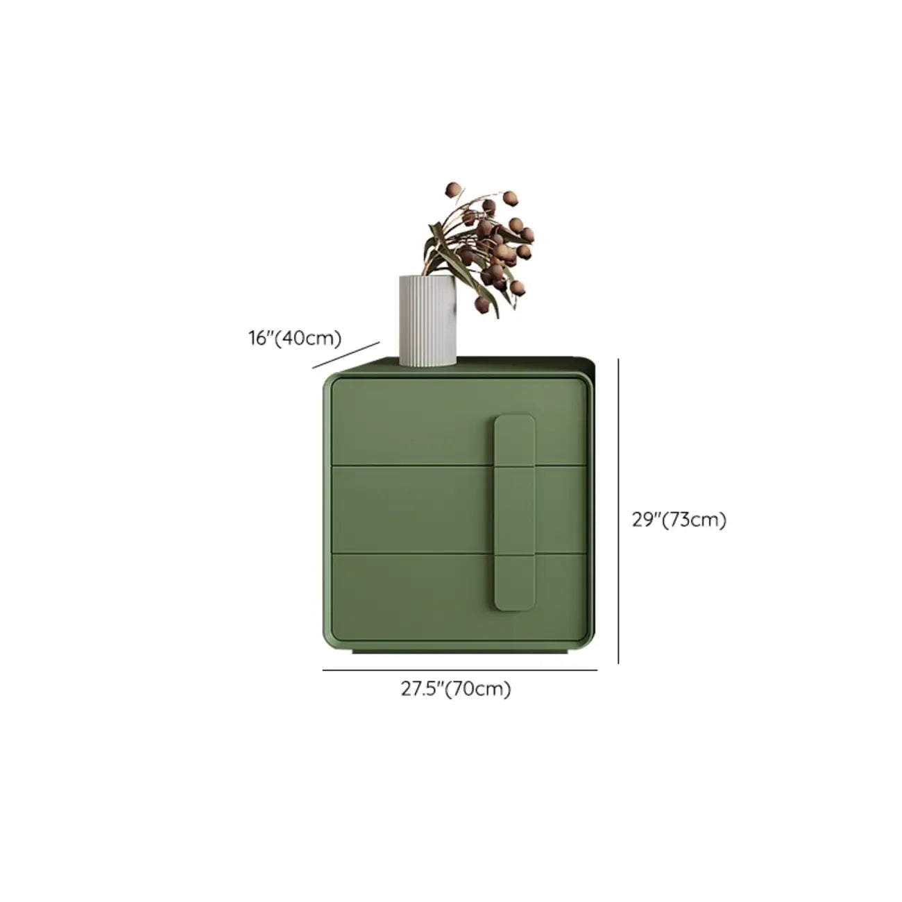 Modern Green Storage Cabinet with Different Size for Indoor