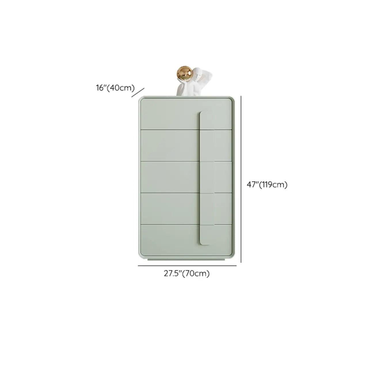 Modern Green Storage Cabinet with Different Size for Indoor