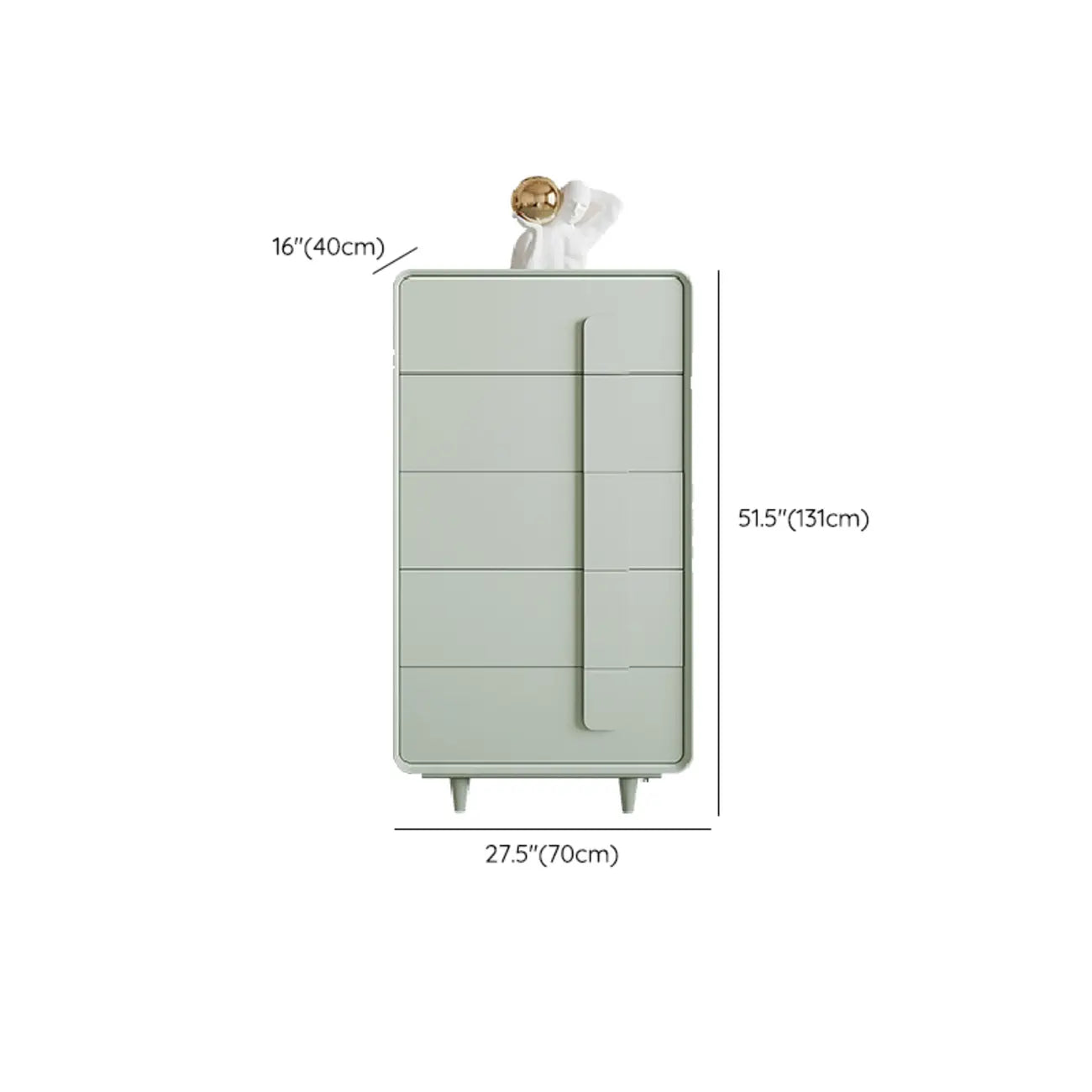 Modern Green Storage Cabinet with Different Size for Indoor