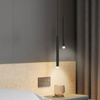 Nordic Versatile Black Acrylic Cylinder LED Pendant Light