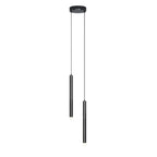 Nordic Versatile Black Acrylic Cylinder LED Pendant Light