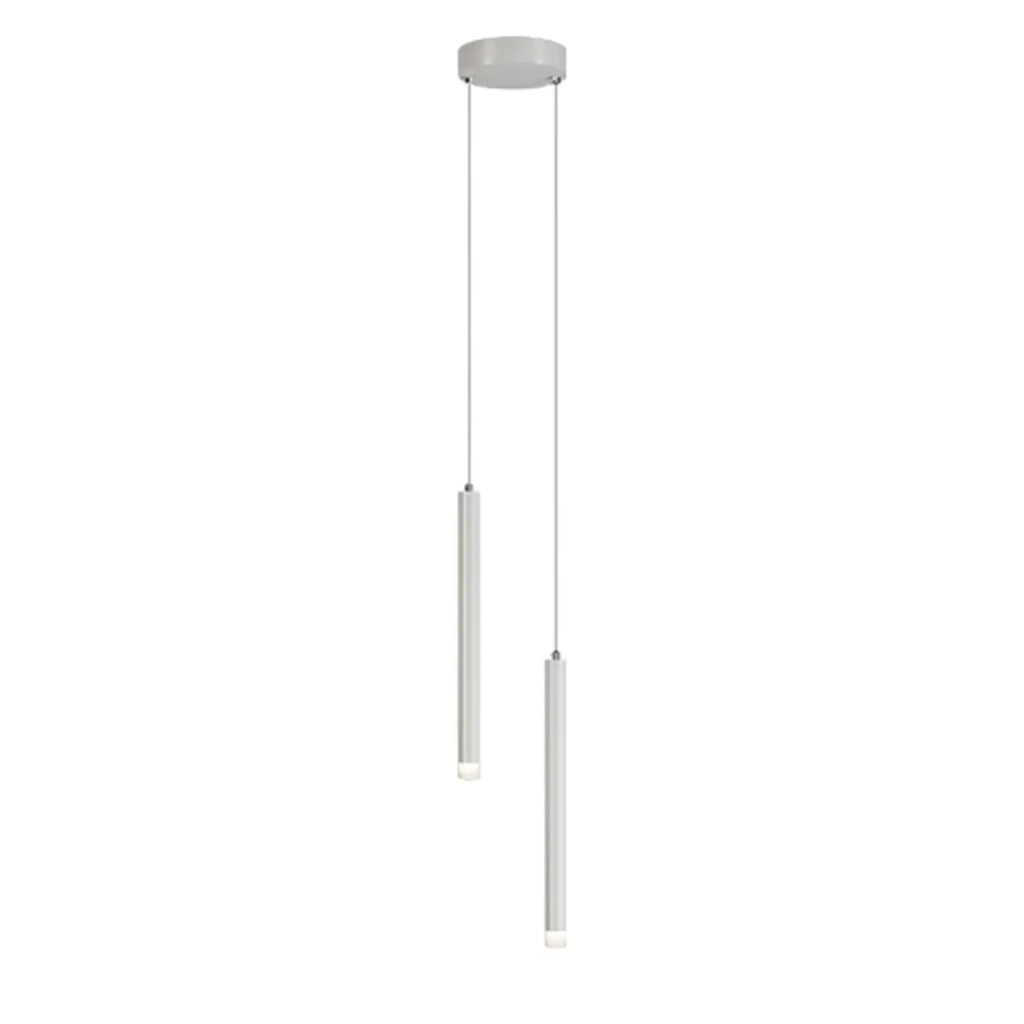 Nordic Versatile Black Acrylic Cylinder LED Pendant Light