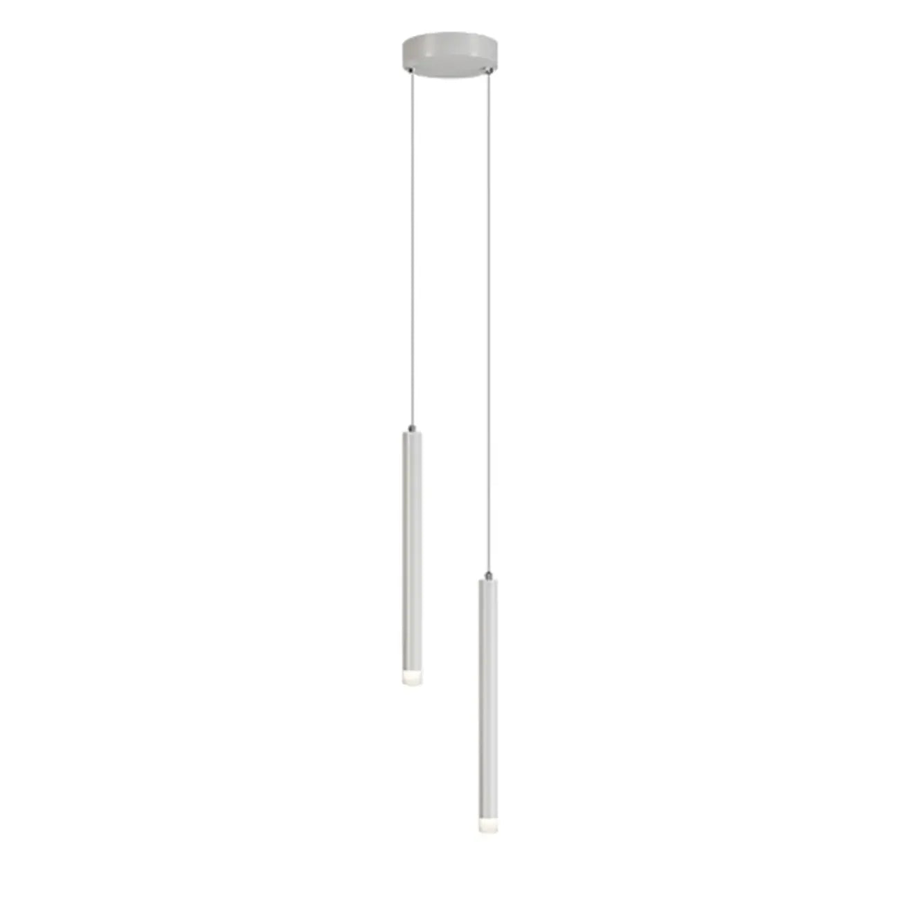 Nordic Versatile Black Acrylic Cylinder LED Pendant Light