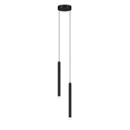 Nordic Versatile Black Acrylic Cylinder LED Pendant Light