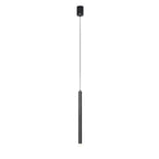 Nordic Versatile Black Acrylic Cylinder LED Pendant Light