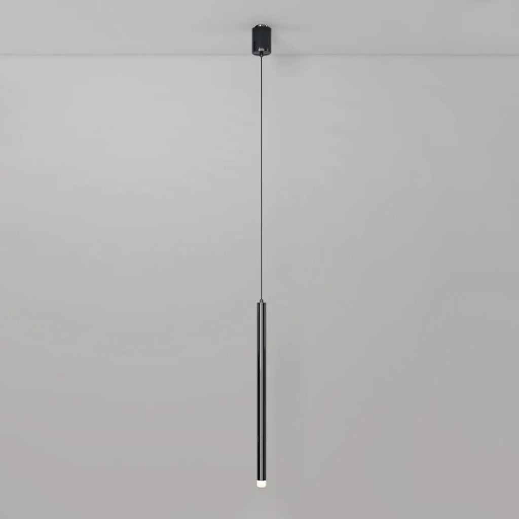 Nordic Versatile Black Acrylic Cylinder LED Pendant Light