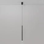 Nordic Versatile Black Acrylic Cylinder LED Pendant Light