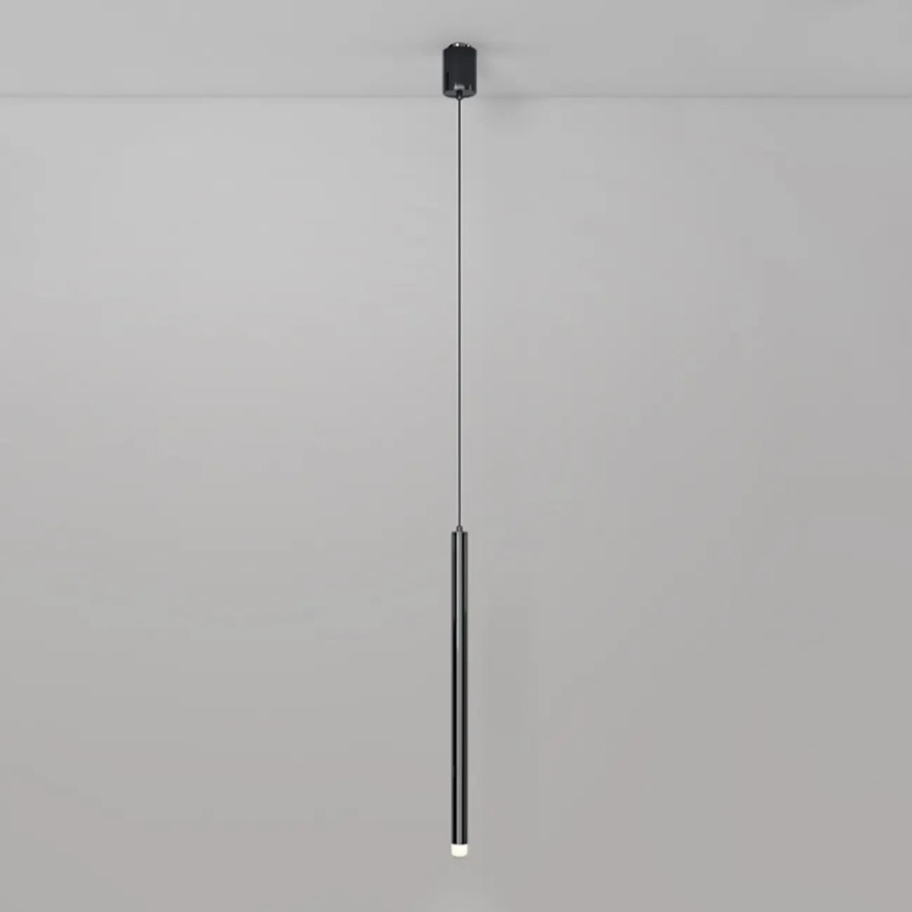 Nordic Versatile Black Acrylic Cylinder LED Pendant Light