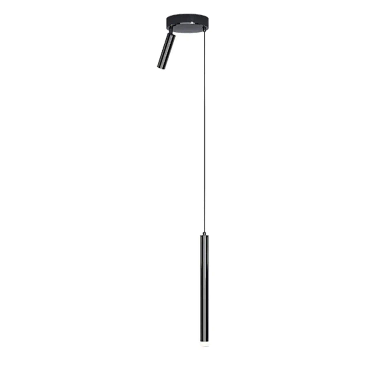 Nordic Versatile Black Acrylic Cylinder LED Pendant Light