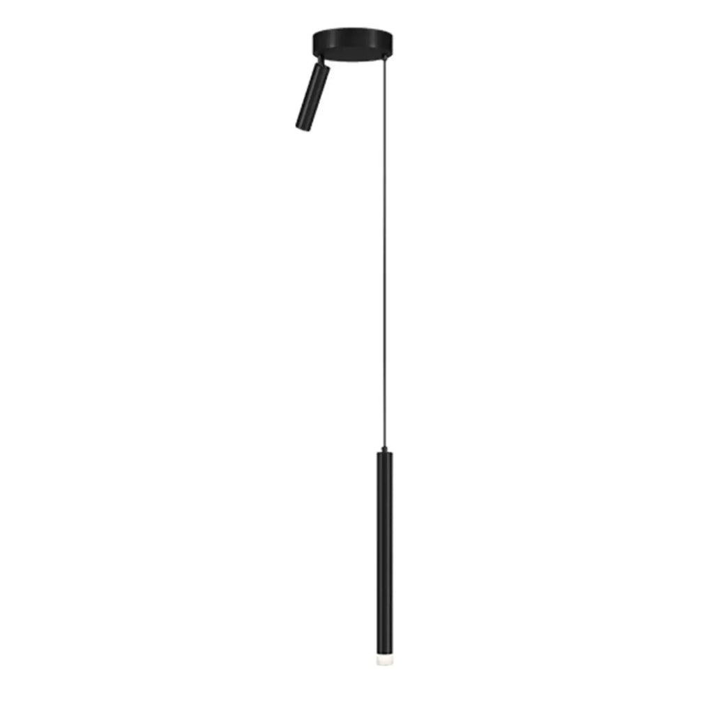 Nordic Versatile Black Acrylic Cylinder LED Pendant Light