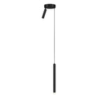 Nordic Versatile Black Acrylic Cylinder LED Pendant Light