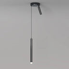 Nordic Versatile Black Acrylic Cylinder LED Pendant Light