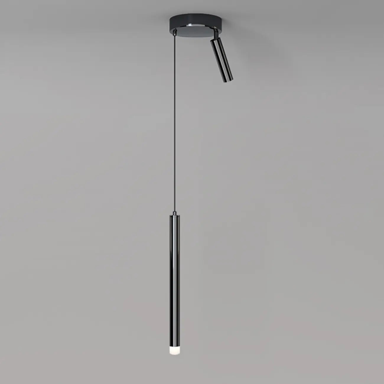 Nordic Versatile Black Acrylic Cylinder LED Pendant Light