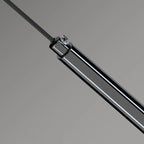 Nordic Versatile Black Acrylic Cylinder LED Pendant Light