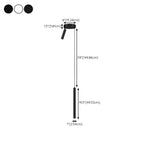 Nordic Versatile Black Acrylic Cylinder LED Pendant Light