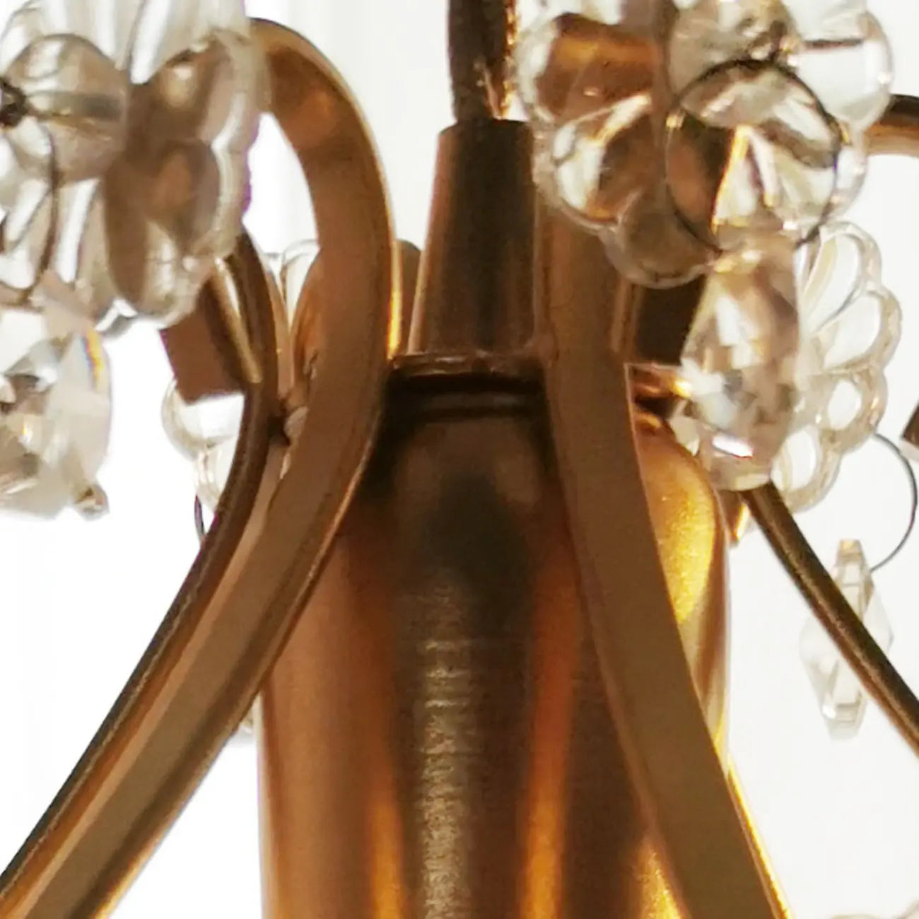 Elegant Crystal Gold Pendant Light for Dining Room