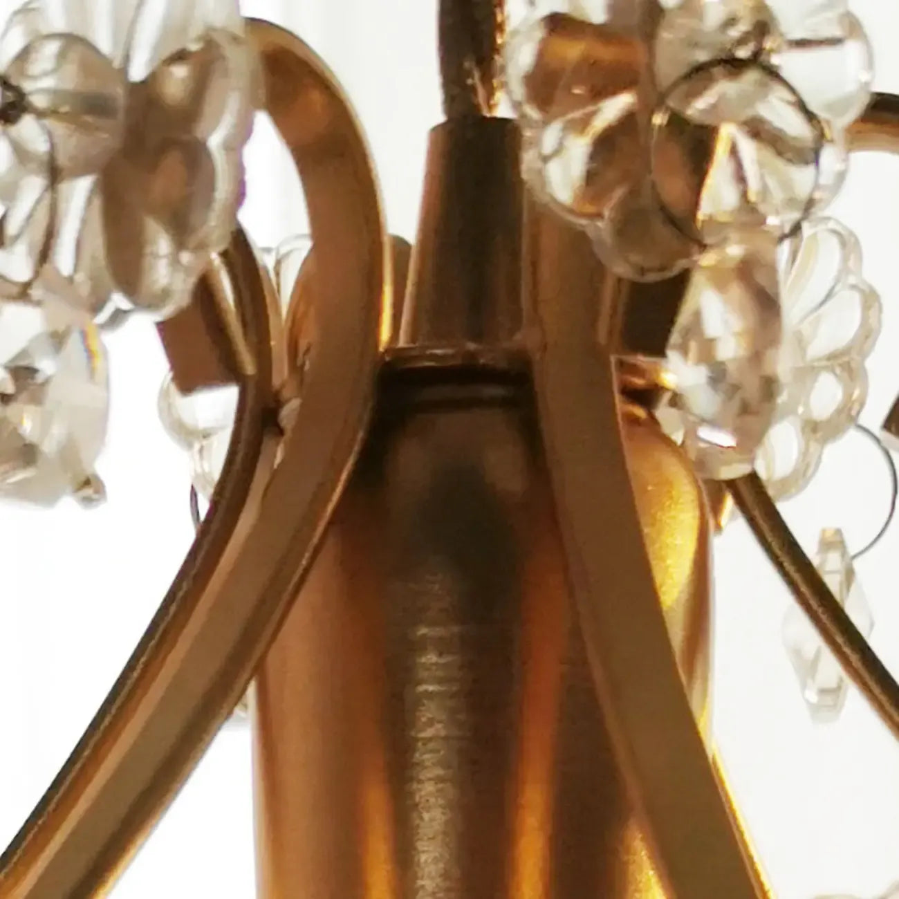 Elegant Crystal Gold Pendant Light for Dining Room