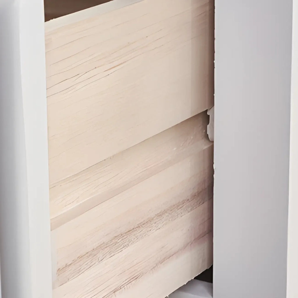 Stylish White Wooden Chest with 9-Drawers for Bedroom