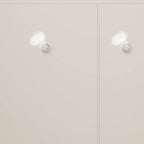 Modern White Wood Entryway Drop-Front Shoe Cabinet