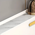 Grey/White Wood Hidden Storage Shoe Cabinet for Entryway