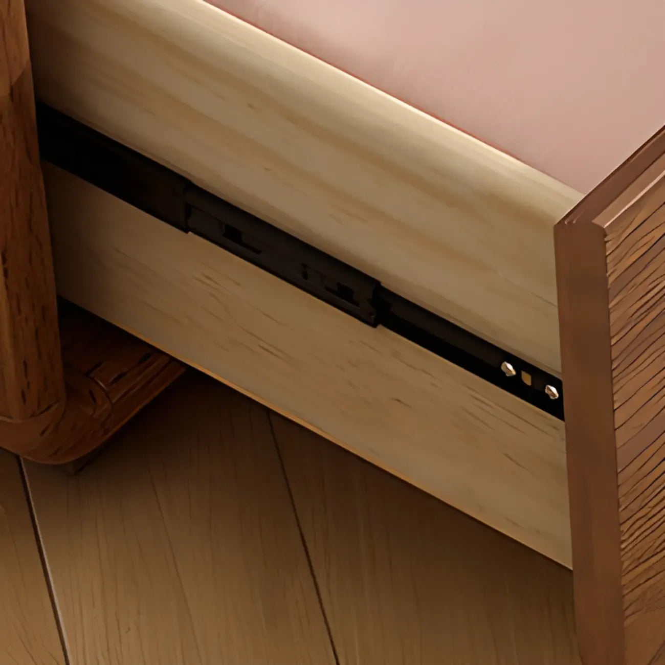 Cube Brown Wooden Console Chest in 8-Drawer