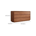 Cube Brown Wooden Console Chest in 8-Drawer